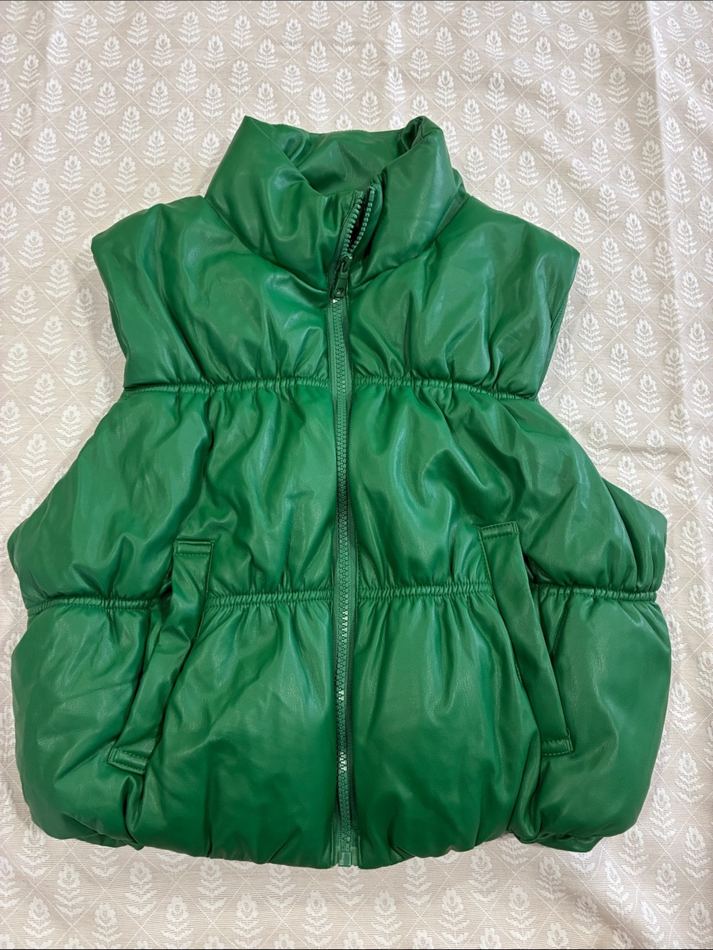 Love Tree Emerald Green Puffer Vest for Kids